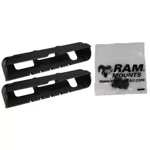 RAM Mounts Tab-Tite End Cups for Apple iPad Gen 1-4 with Case, Black Composite