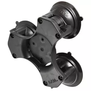 RAM Mounts Twist-Lock Triple Suction Cup Base Composite Black RAP-365-224-1BU