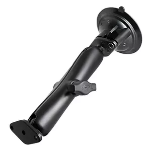 Suction cup double ball mount RAM Mounts Twist-Lock, aluminium, black