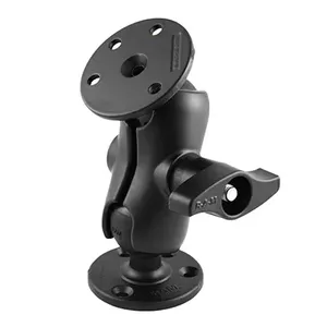 RAM Mounts Universal Double Ball Mount with Two Large Round Plates Black 1.36 kg
