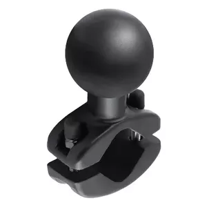 RAM Mounts Rail Clamp Ball Base for 1.25" - 1.875" Rails, Black Aluminium
