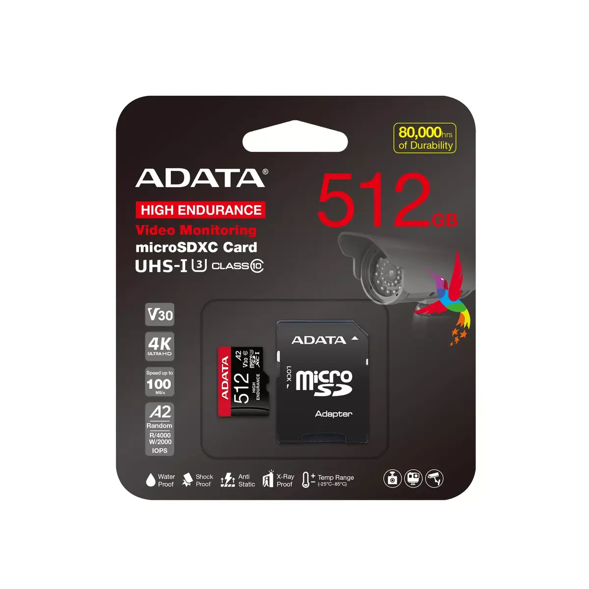 ADATA MicroSDXC 512 ГБ UHS‑I U3 V30 Class 10 A2 Photo 7