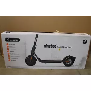 Segway Ninebot eKickScooter F25E, черный, поврежденная упаковка, использовался, отремонтирован, грязные ручки, коврик в багажнике, царапины на экране рулевого колеса.