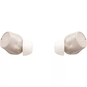Balināmas bezvadu austiņas Kingston HyperX Cirro Buds Pro Tan — Bluetooth, 20–20 000 Hz, darbības rādiuss 10 m