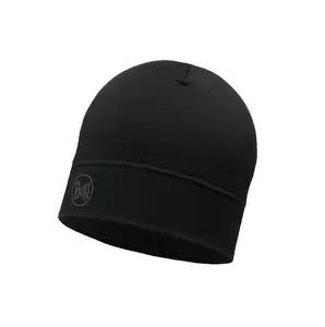 Шапка-капюшон Buff из мериносовой шерсти 113013.999.10.00 — унисекс, размер One Size, чёрная, дышащая, всесезонная