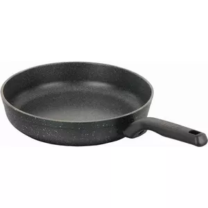 Induction frying pan Korkmaz Ornella KRA1844 — granite-look PTFE, 3-layer nonstick, recycled-material body, induction-compatible