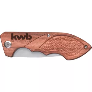 EDC knife KWB 021990 Brown Stainless steel Locking blade knife