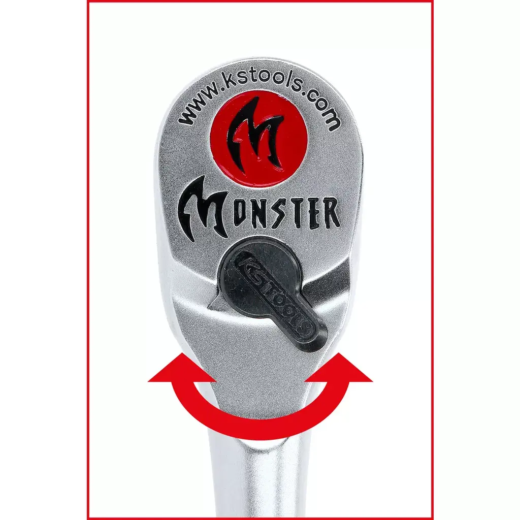 KS Tools 935.1285 1/2" Reversible Ratchet Photo 6