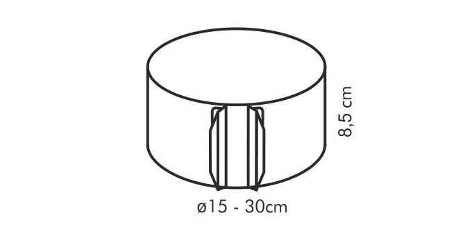 Adjustable round baking mould Tescoma Delicia Ø16–30 cm Photo 4