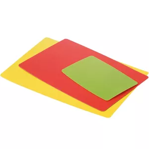 Rectangular plastic cutting board set Tescoma 39×29, 35×25, 21×15 cm with anti-skid layer