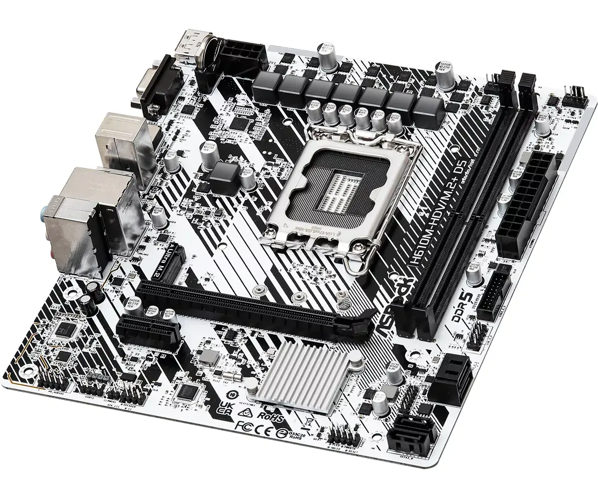 Pamatplate Asrock H610M-HDV/M.2+ D5, 90-MXBM50-A0UAYZ Photo 2