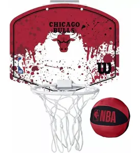 Mini basketbola grozs Wilson NBA Team Chicago Bulls WTBA1302CHI, sarkans, one size