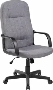 Office Products biroja krēsls Malta, pelēks — ergonomisks darbstacijas krēsls