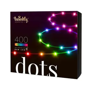 Светодиодная лента Twinkly TWD400STP-TEU 2000 мм для помещений, мультицветная, IP20, диммируемая, Wi‑Fi/Bluetooth, совместима с Alexa/Google