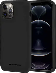 Soft Jelly Back Case Mercury for Samsung Galaxy S21 FE G990 — Black