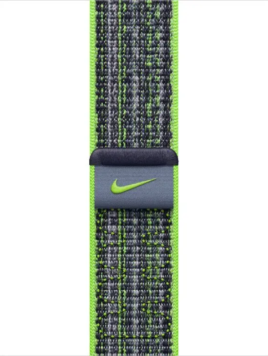 Siksniņa Apple 41mm Bright Green/Blue Nike