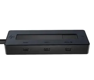 HP 4K USB-C Multiport Hub Wired USB Type-C Black 4K Ultra HD USB 3.2 Gen 2 Type-C compatible with Windows Mac ChromeOS Android iPadOS