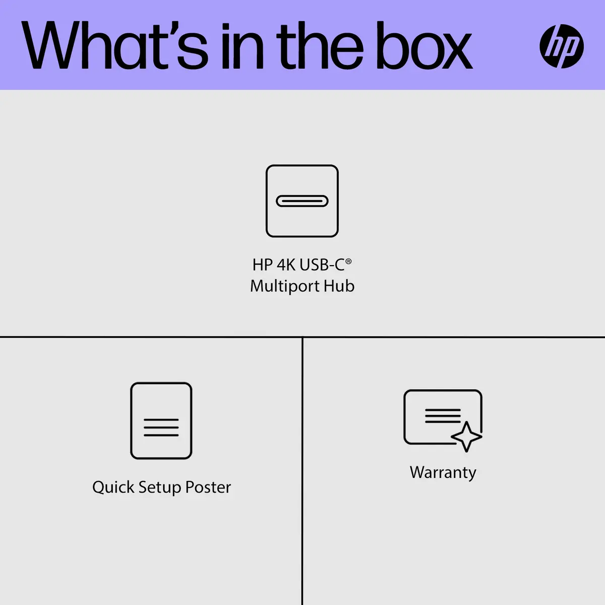 HP 4K USB-C Multiport Hub Photo 3