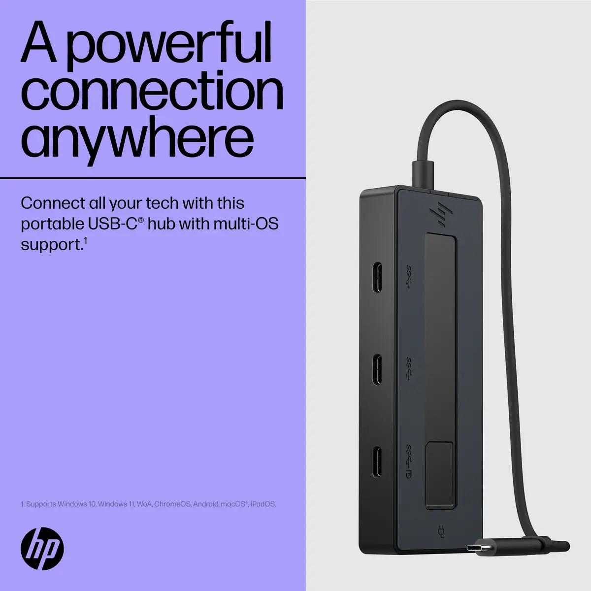 HP 4K USB-C Multiport Hub Photo 5