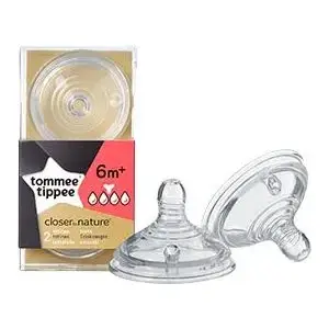 Baby bottle silicone teat tommee tippee CTN Smoczek na but. SILIK. Kaszka x2
