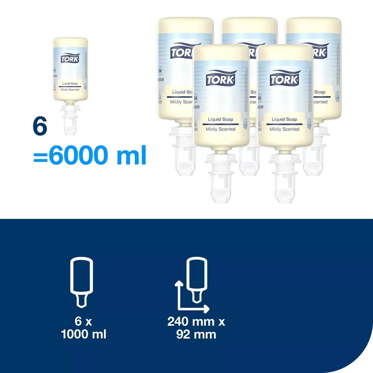 Liquid soap Tork Premium S4 1000 ml Photo 5