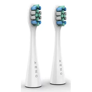 Toothbrush heads AENO ADBTH1-2, replacement heads 2 pcs, white, 3-month replacement period