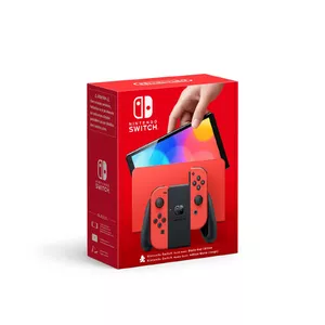 Nintendo Switch - OLED Model - Mario Red Edition portatīvā spēļu konsole 17,8 cm (7") 64 GB Skārienjūtīgais ekrāns Wi-Fi Sarkans