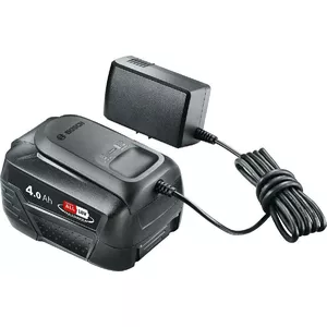 Cordless battery starter set Bosch 18V PBA 4.0Ah + AL 18V-20 charger (black) POWER FOR ALL ALLIANCE