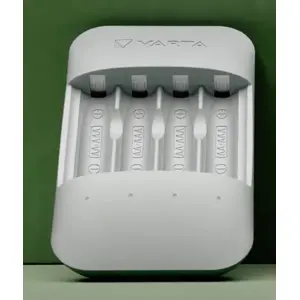 Battery charger Varta Eco Charger Pro — USB, NiMH, charges 4 AA/AAA, 1 h, grey