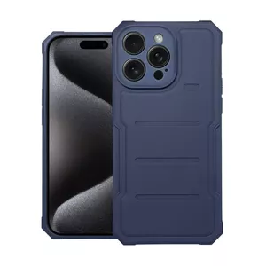 Aizsargmīksts TPU aizmugures korpuss Riff priekš Apple iPhone 15, zils (RF-HD-IP15-BL)