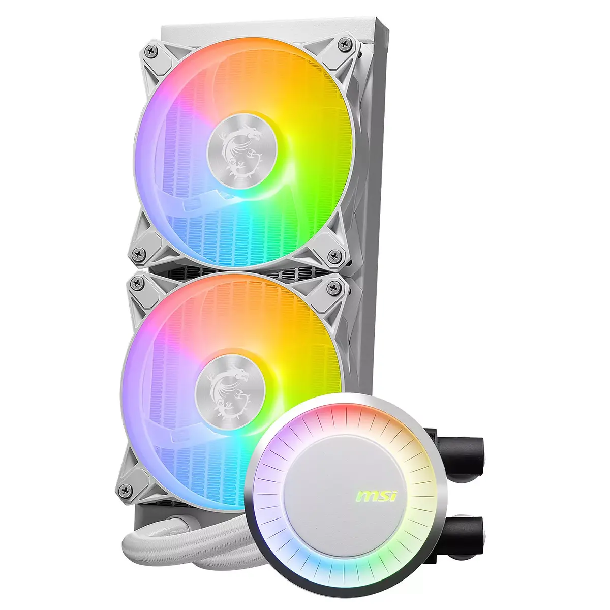 Liquid cooling kit MSI MAG CORELIQUID E240 WHITE Photo 2