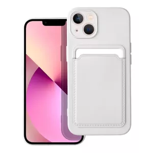 Silikona aizmugures vāciņš Riff priekš Apple iPhone 15 Plus — balts