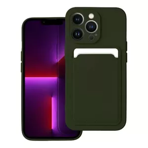Силиконовый чехол-накладка Riff для Apple iPhone 15 Plus, зелёный