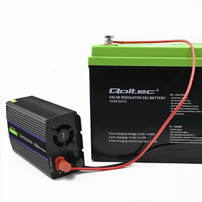 QOLTEC Monolith 600 MS Wave 12В→230В 600Вт инвертор Photo 6
