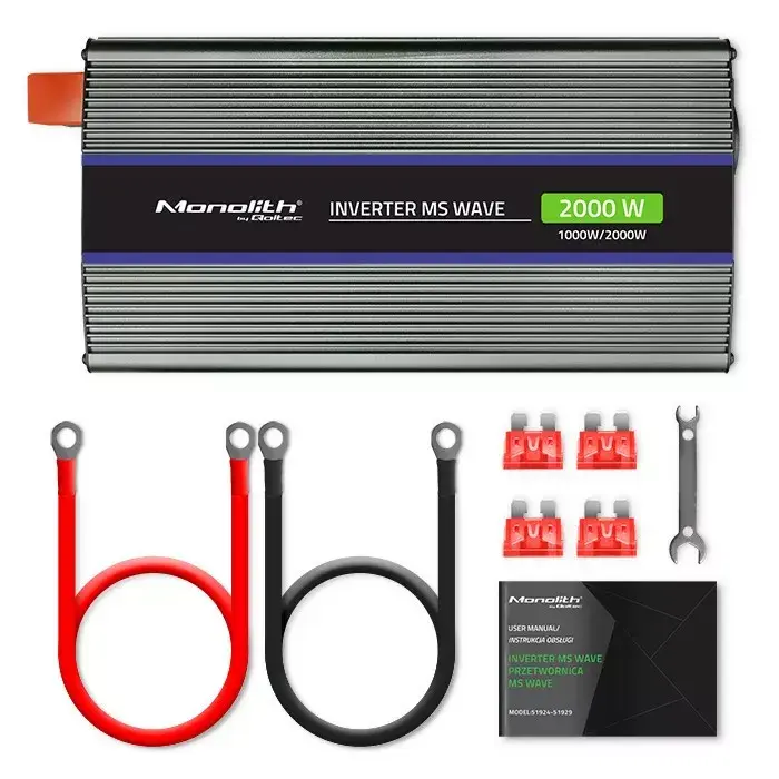 Инвертор QOLTEC Monolith 2000 MS Wave 12V–230V Photo 5