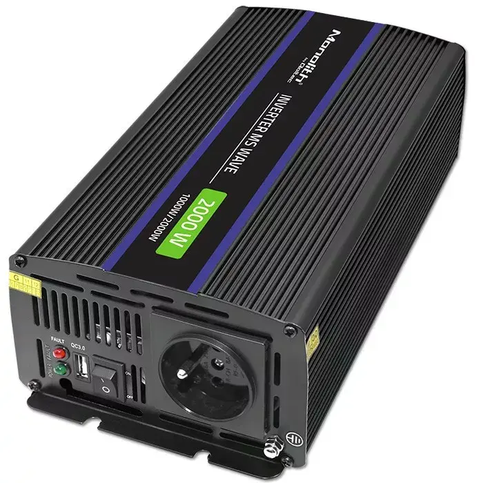 Инвертор QOLTEC Monolith 2000 MS Wave 12V–230V Photo 10