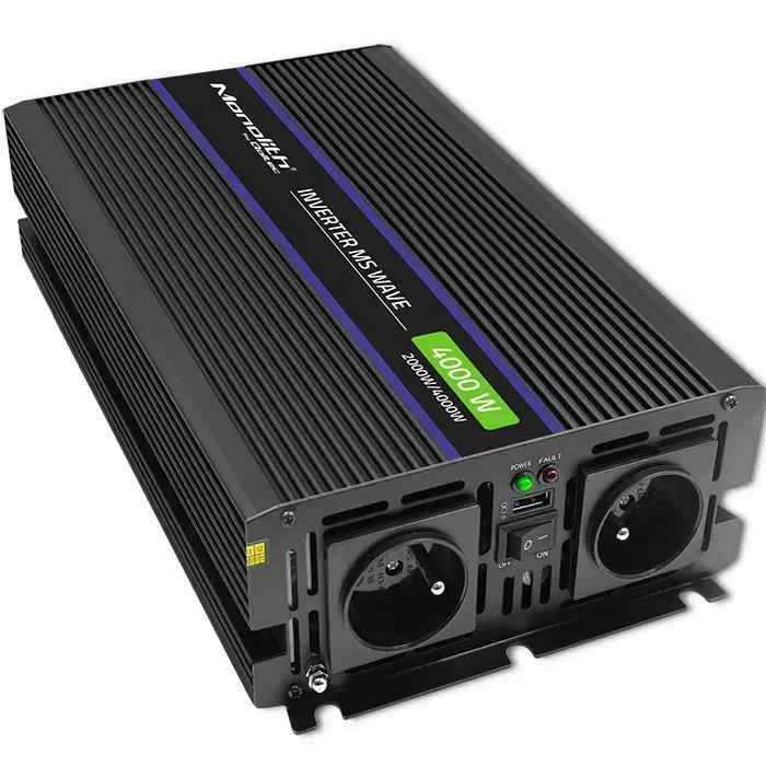 Inverter QOLTEC Monolith 4000 MS Wave 12V–230V Photo 3