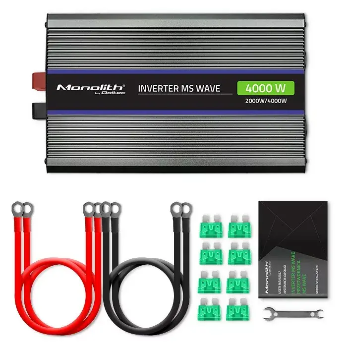 Inverter QOLTEC Monolith 4000 MS Wave 12V–230V Photo 5