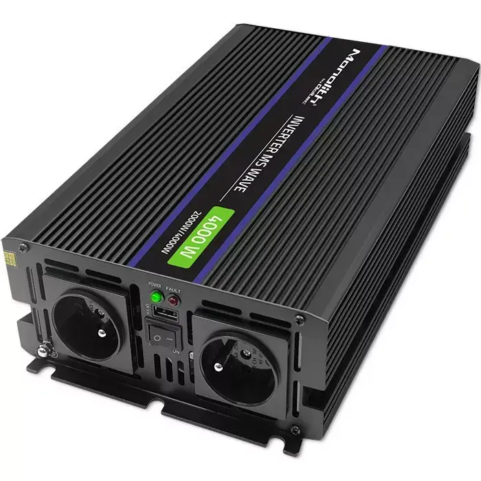 Inverter QOLTEC Monolith 4000 MS Wave 12V–230V Photo 10