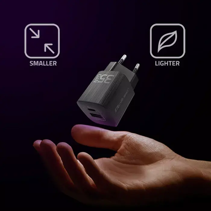 Зарядное QOLTEC 50764 USB-C PD 3.0 35 Вт Photo 2