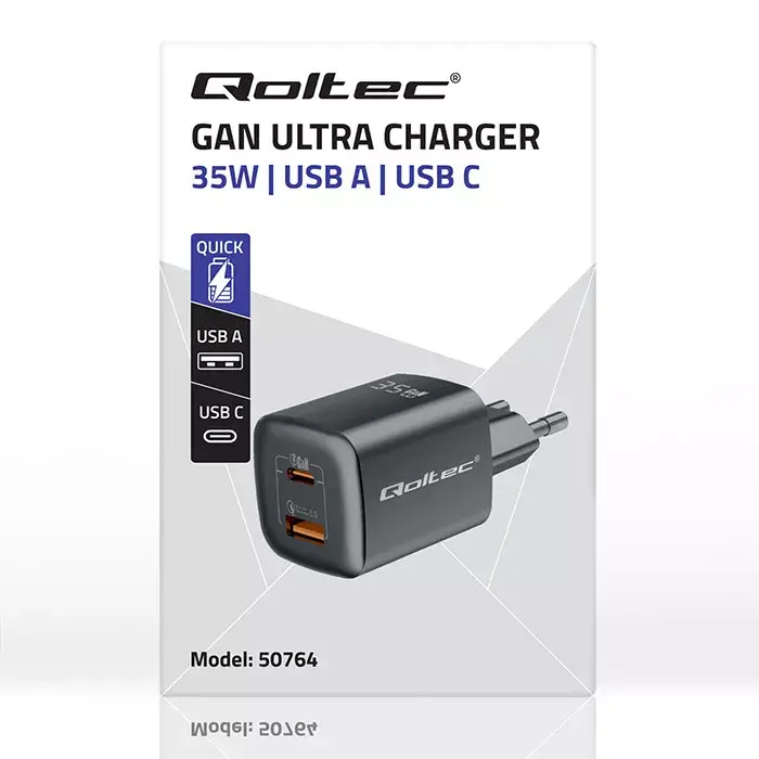 Зарядное QOLTEC 50764 USB-C PD 3.0 35 Вт Photo 8
