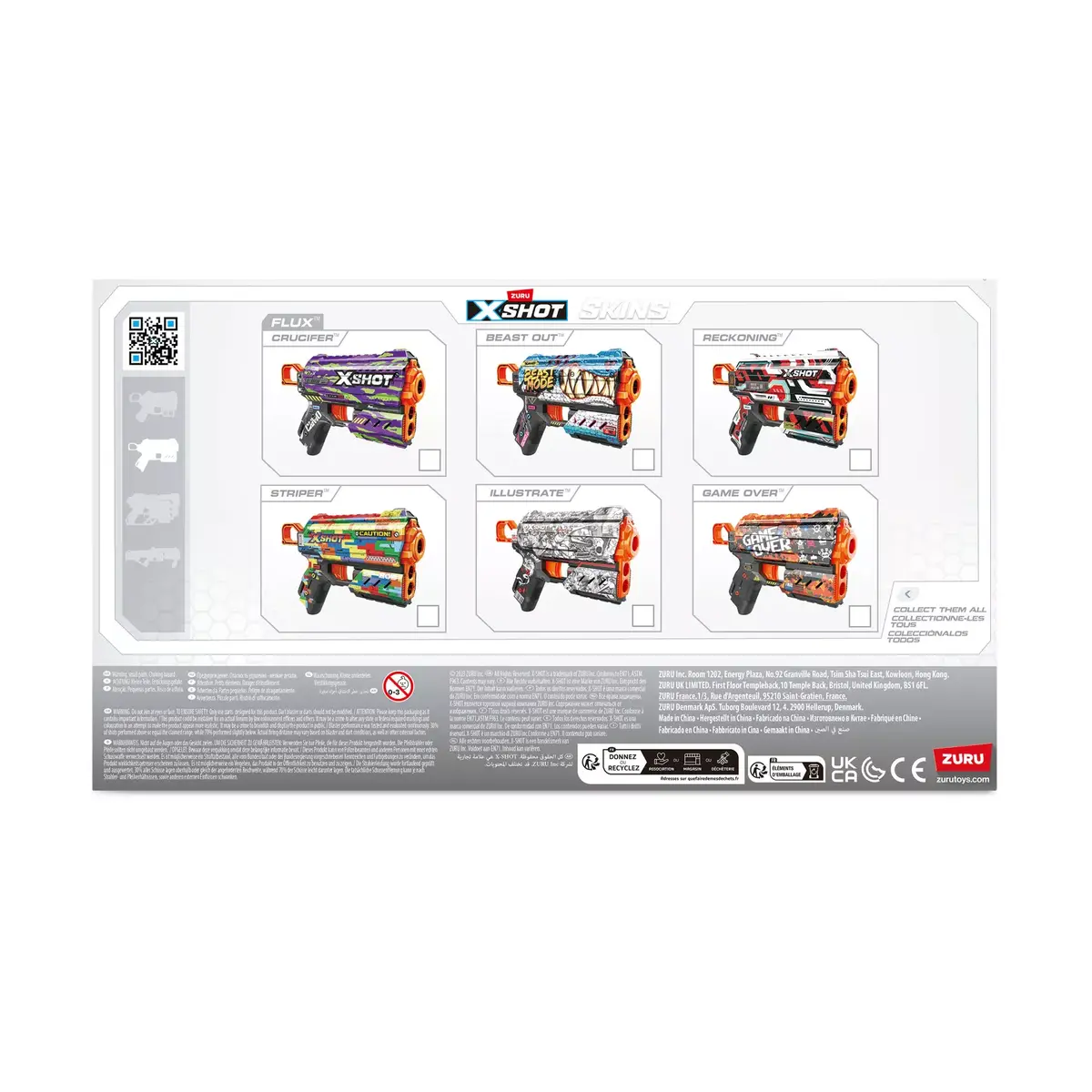 Игрушечный бластер ZURU XSHOT Skins Flux Dart Blaster Photo 4