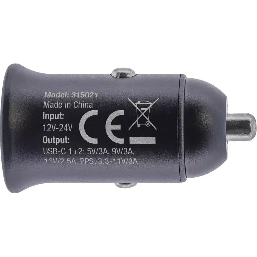 USB car power adapter InLine 31502Y Photo 4