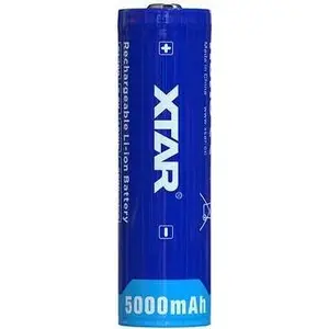 Rechargeable Lithium‑ion battery XTAR 21700 FWXTAR217005000 3.6V 5000mAh 2.18cm × 74.8mm