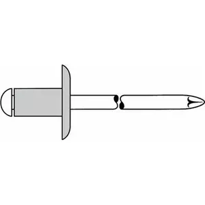 Blind Rivet GESIPA 4x8 mm Large Flange, Grip 3.0–5.0 mm, Pack of 500