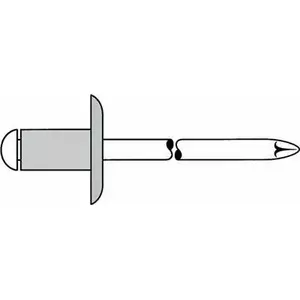 Blind Rivet GESIPA 5×8 mm Large Flange K14 KS for 2.5–4.5 mm Material, Pack of 250