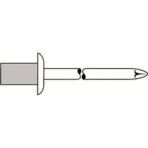 Blind rivet GESIPA 4×8.0 mm Al/A2 CAP Standard, 500 pcs