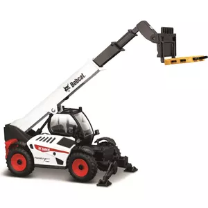 Die-cast model loader Bburago 1:48 Teleskoplader Bobcat T40.180SLP with pallet forks, scale 1:48