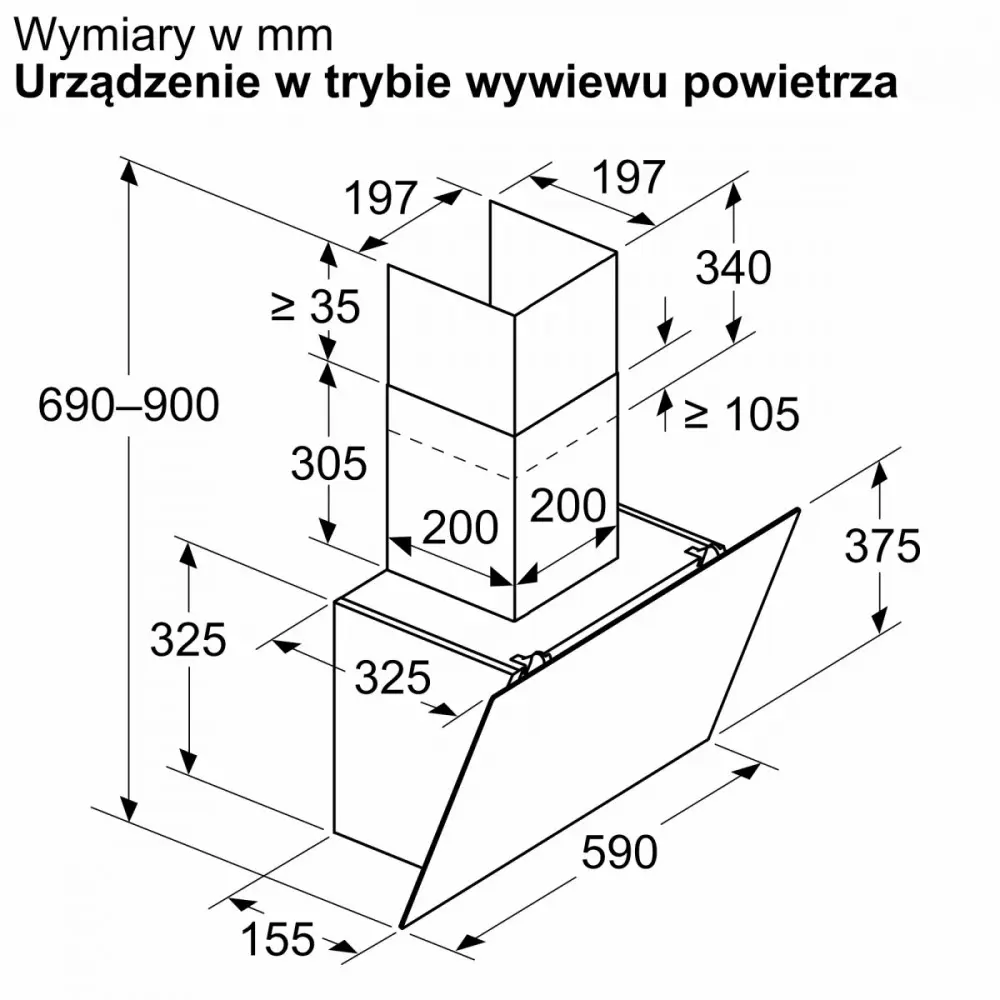 Вытяжка Bosch Serie 2 DWK65DK60 Photo 8