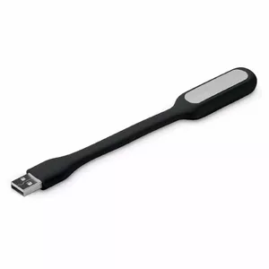 USB настольная лампа c-tech UNL-04 гибкая чёрная, питание от USB, регулируемый гусек